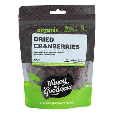 Honest to Goodness Dried Cranberries 200g